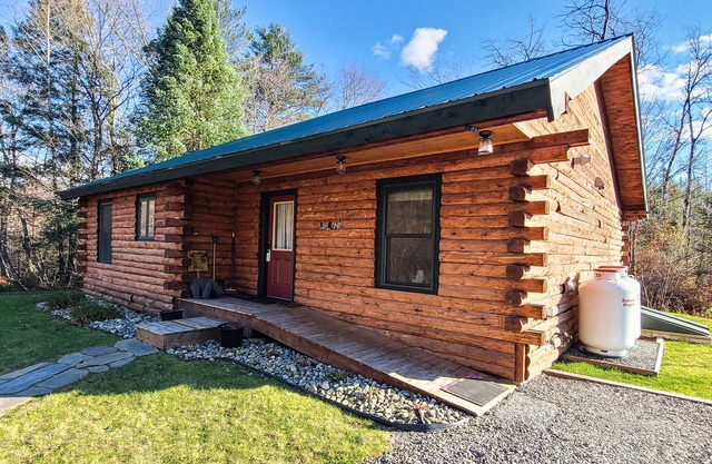 Enchanting dog-friendly cabin with fireplace, hot tub & washer/dryer