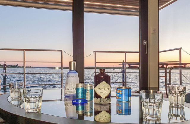Enjoy a vacation on the water in this inviting houseboat in Lelystad.