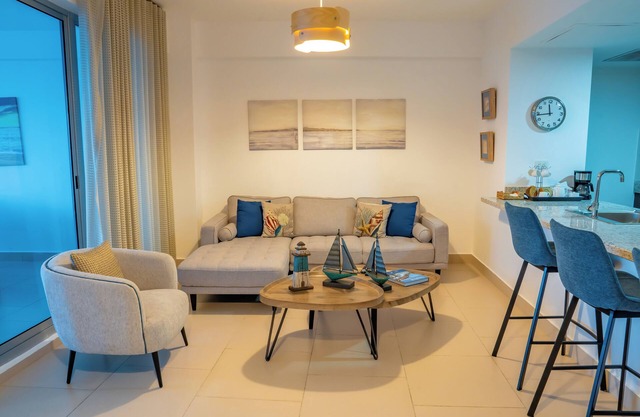 Enjoy the Wonderful Ocean & Pool View from This 2BDR Apartment in Juan Dolio