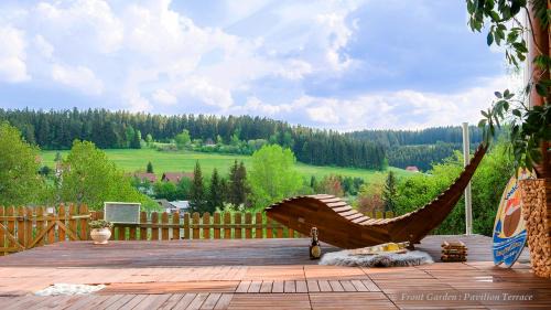 Entire House in Schwarzwald with mountain view, private Sauna, Gym, Garden and Terraces