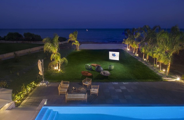 Eros Cyprus: Sea Front Luxury Villa with option to add catering and services