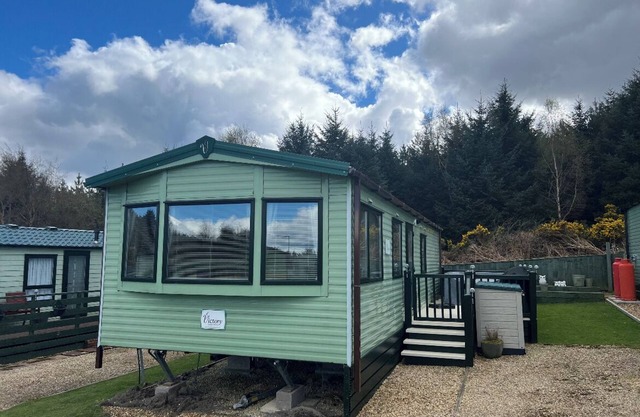 Escape to nature and unwind in our charming static caravan, located at slaley