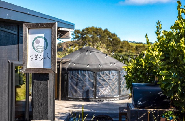 Escape to Obsidian Yurts, situated between Obsidian and Casita Miro vineyards.