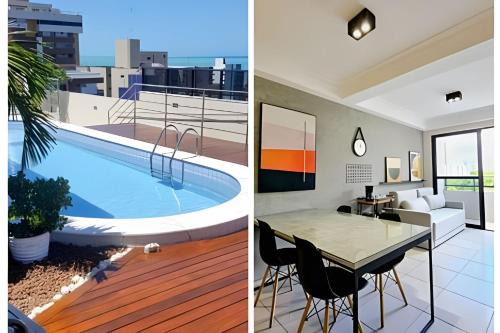 ESPETACULAR 1 dorm com piscina em Manaíra!