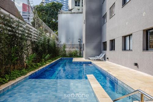 Estadia completa com piscina, próximo ao metrô e à Praça da Sé – APS