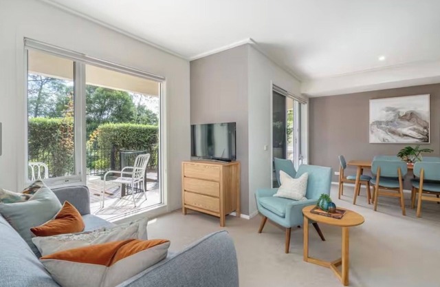 Exceptional Location on the park, the beach, gym, pool with a private garden.