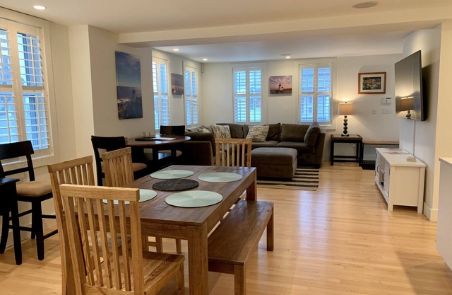 Exceptional location footsteps to beautiful downtown Mystic w/private driveway