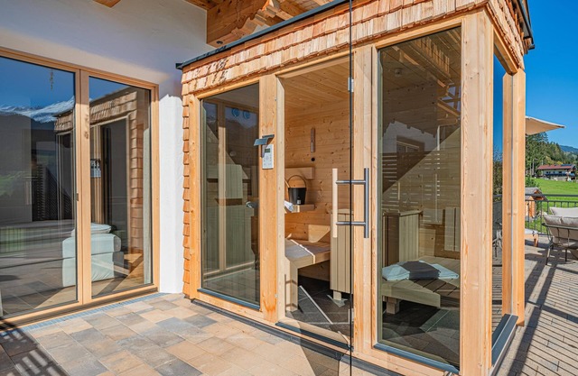 Exclusive apartments with garden and sauna