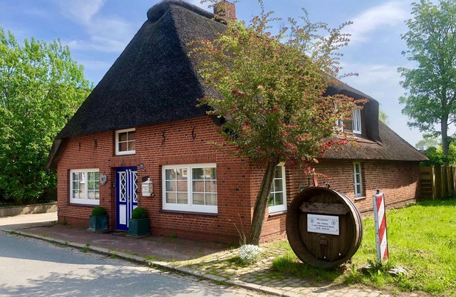 Exclusive and very cozy thatched house near Friedrichstadt.