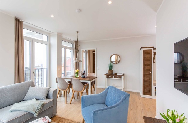 Exclusive apartment, direct Trave view, 2 bedrooms (21) - Dockside Travemünde