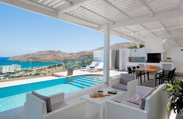Executive Rhodes Villa | Villa Faros | Private Pool | 3 Bedrooms | Lindos