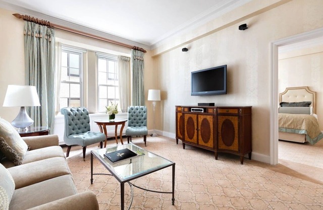 Executive Suite Interior View King Bed, The Pierre NYC | 2 Units