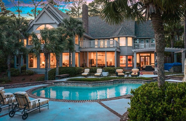 EXQUISITE OCEANFRONT 7BR HOME WITH POOL SPA PRIVATE BEACH ACCESS HILTON HEAD