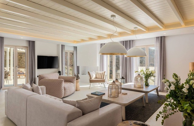 Exquisite Santorini Villa | Villa G | 4 Bedroom | Private Pool | Sea View | Elia