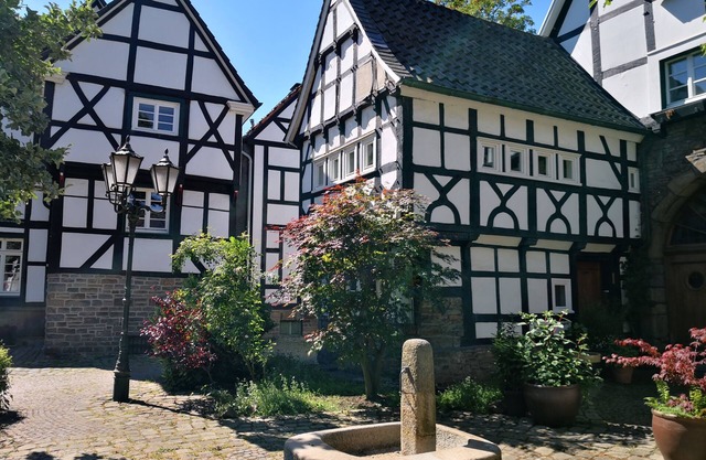 Fünf Giebel Eck in der Freiheit am Ruhrtalradweg