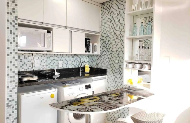 Flat with Exclusive Design! Wi-Fi, A/C and Cable TV