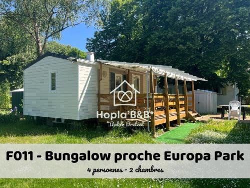 F011- Bungalow ensoleillé pour 4 proche EuropaPark