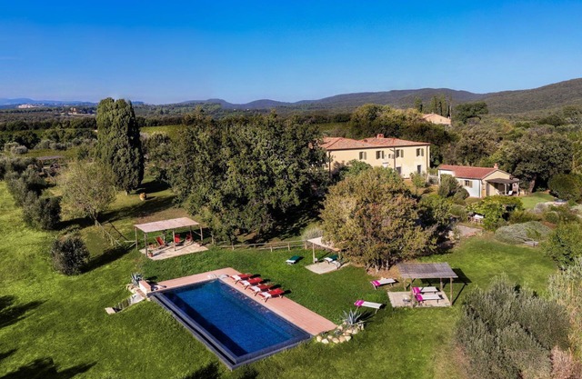 FABULOUS 12BD-12BA VILLA W/BEAUTIFUL VIEWS - POOL AT BOLGHERI ESSENCE OF TUSCANY