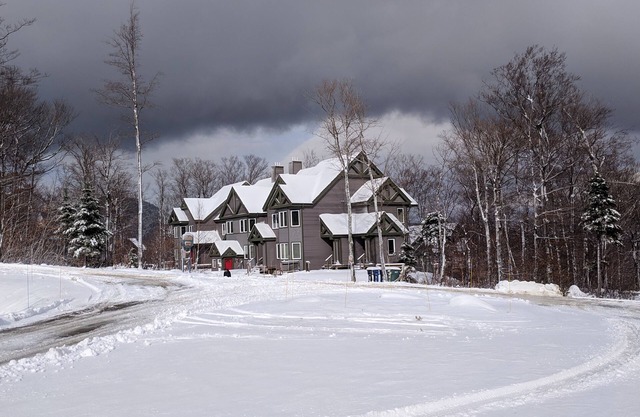 Fabulous ski in/ski out 2 bedroom condo, steps away from Grammy Jay trail!
