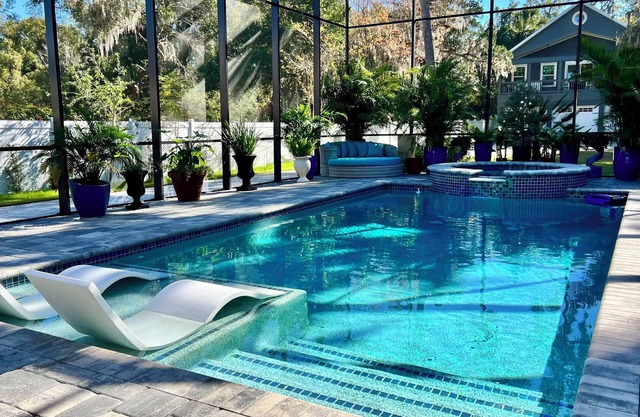Fabulously Appointed fully gated Home, with pool, hot tub & fire pits.