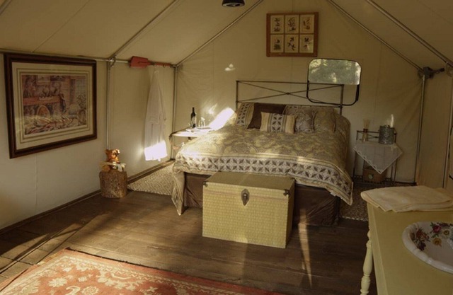 Fall in Love with Glamping in a Comfy Queen Bed!