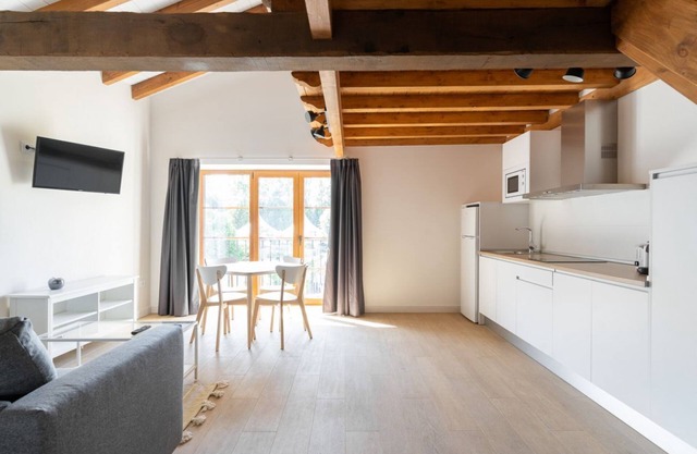 Family apartment with garden view and chill-out cube in the garden