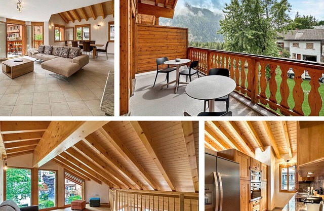 Family apartment for 6 to 8 on Mont Banc express t
