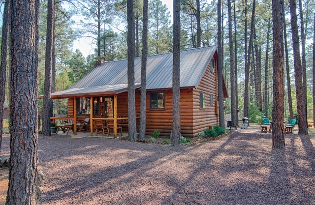 Family Cabin in the Pines. All Wood! Charming memory-maker.