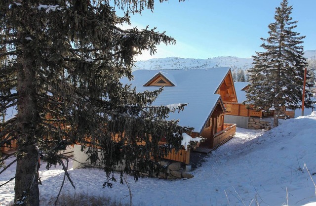 FAMILY CHALET AT LA JOUE DU LOUP, 50M FROM THE SLOPES FOR 14 PEOPLE