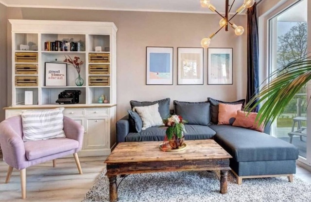 Family-friendly apartment with a view of the Szczecin Lagoon