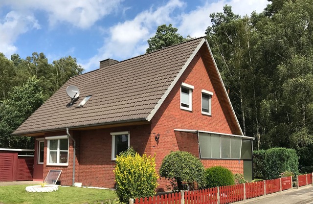 Family-friendly holiday home on the outskirts of Soltau for 7 people plus a baby