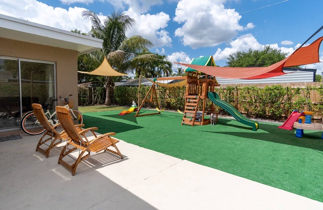 Family friendly home with playground. 2 miles away from hard rock hotel casino