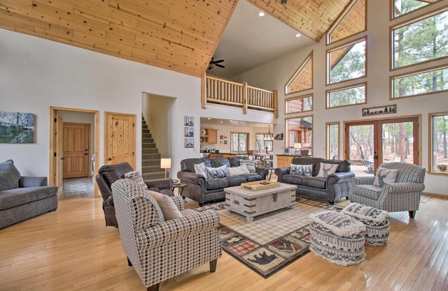Family-Friendly Show Low Cabin with Deck and Game Room