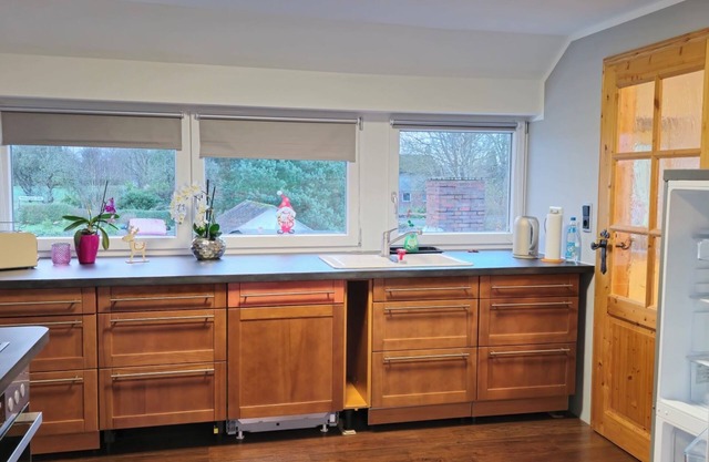 Family-friendly vacation apartment in Worpswede with lots of nature, cranes & peat bogs