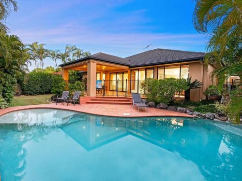 Family Oasis with Pool Living Rooms and Peaceful Vibes