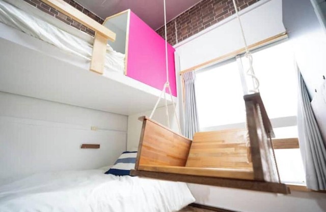 Family Room with Bunk Bed and Tatami Indoor BBQ Available!
