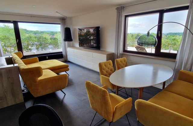 Fantastic view - penthouse, air conditioning, roof terrace in Bad Salzuflen