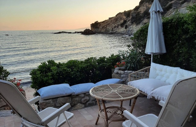 Far from stress directly on the beach.
