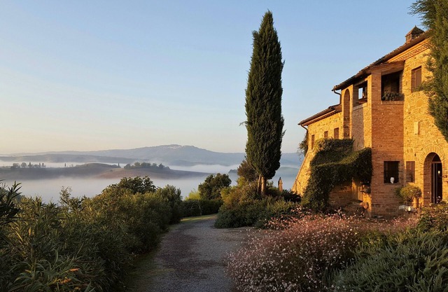 FARMH. PODERE CUNINA 25 KM SUD SIENA DI FRONTE AL MONTALCINO PRENDENDO LEZIONI DI CUCINA