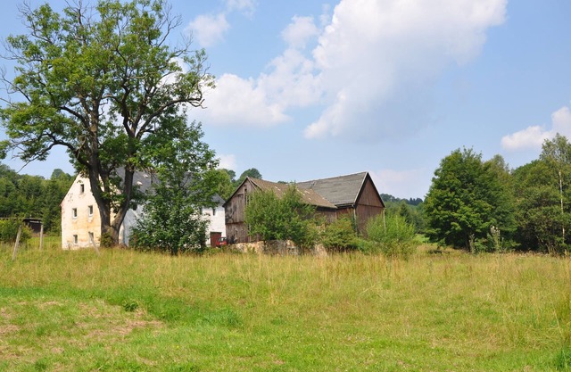 Farmhouse for up to 12 people in a beautiful hillside location in the Osterzgebirge near Altenberg