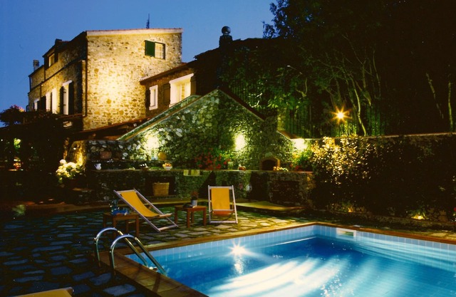 -Fascinating Luxury Villa with private pool in the ancient medieval village.