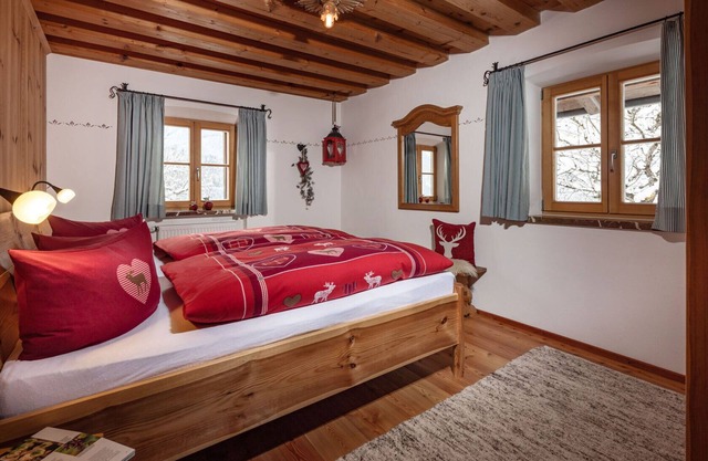 Ferienwohnung "Beim Sepperl" im Zuhäusl, 1-2 Personen, 40 qm, Dusche/WC, Südbalkon, TV, 1 Schlafzimmer,Nichtraucher