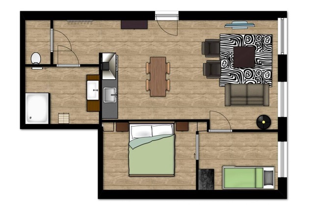 Ferienhaus 2: Fuchs - Brabander Alm