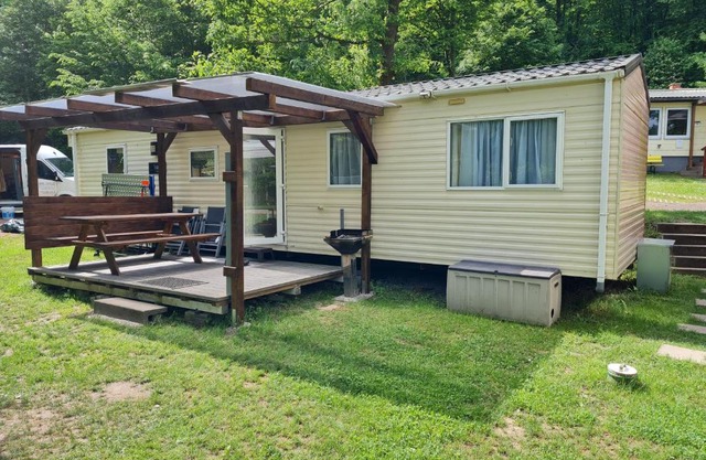 Ferienhaus direkt am See Mobilheim am Schönsee