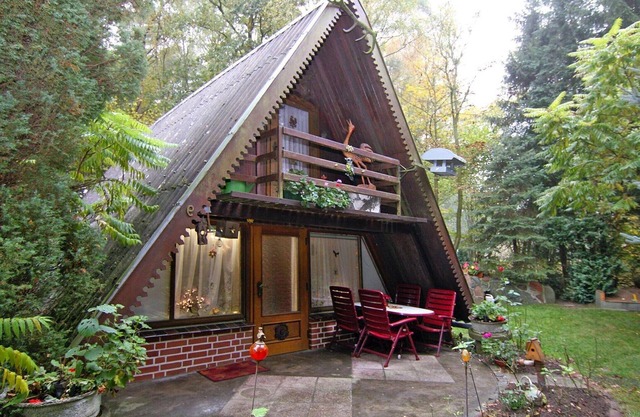 Ferienhaus in Perlin mit Garten