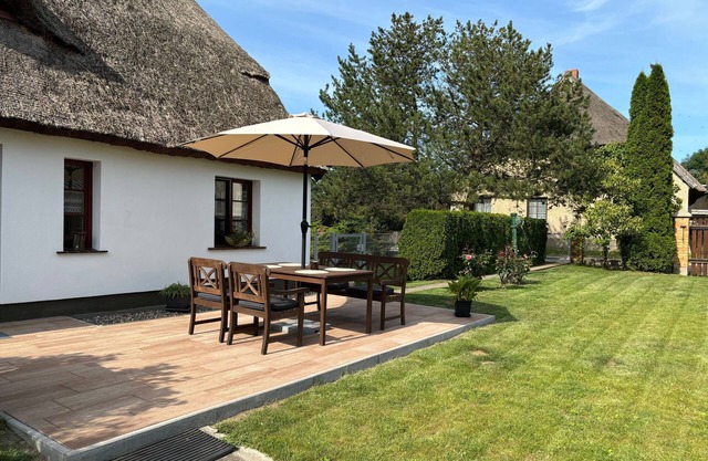 Ferienhaus Juule in Ruhige Laage, Terrasse, Wlan - Ferienhaus Juule