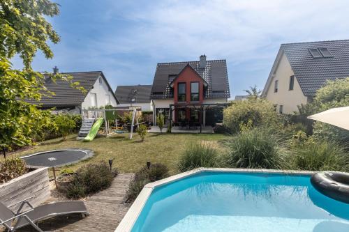 Ferienhaus Thiele - Familienglück mit Garten - Kamin - Sauna - Pool