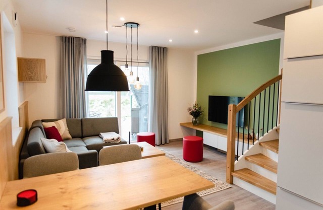 Ferienhaushälfte Straßenseite - Küsten Apartments Tannenhausen