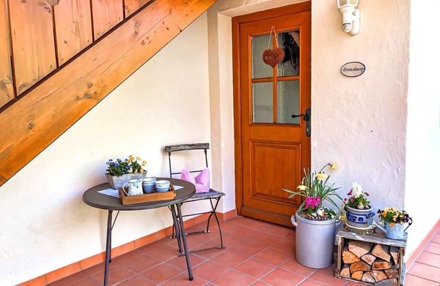 Ferienwohnung I 45 qm°, zwei Schlafzimmer, Südbalkon und ebenerdigem Eingang°