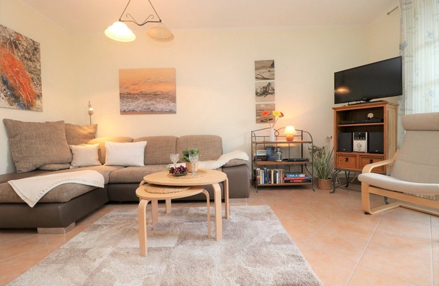 Ferienwohnung mit Terrasse Direkt am Bodden